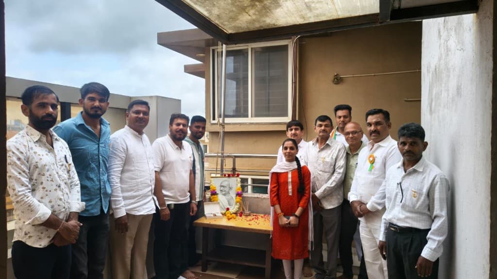 Team gathered for Gandhi Jayanti