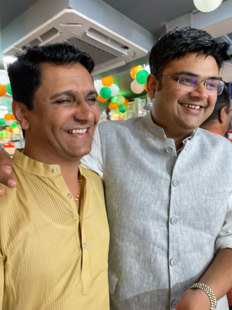 Celebration at the Bishnoi Wholesale opening